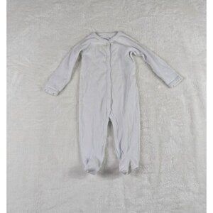 Ralph Lauren Baby One Piece Romper Size 9M White Button Body Suit